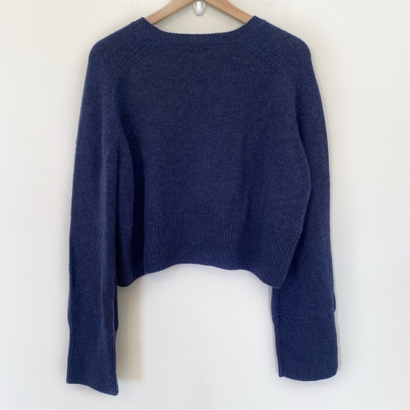 NWT KULE The Cleo Sweater Indigo Blue Wool & Cashmere Blend size XL - Picture 8 of 8